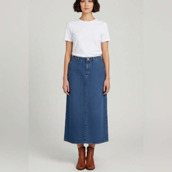 Levi's Dresses & Skirts - LEVI'S Vintage Long Denim Skirt 14
